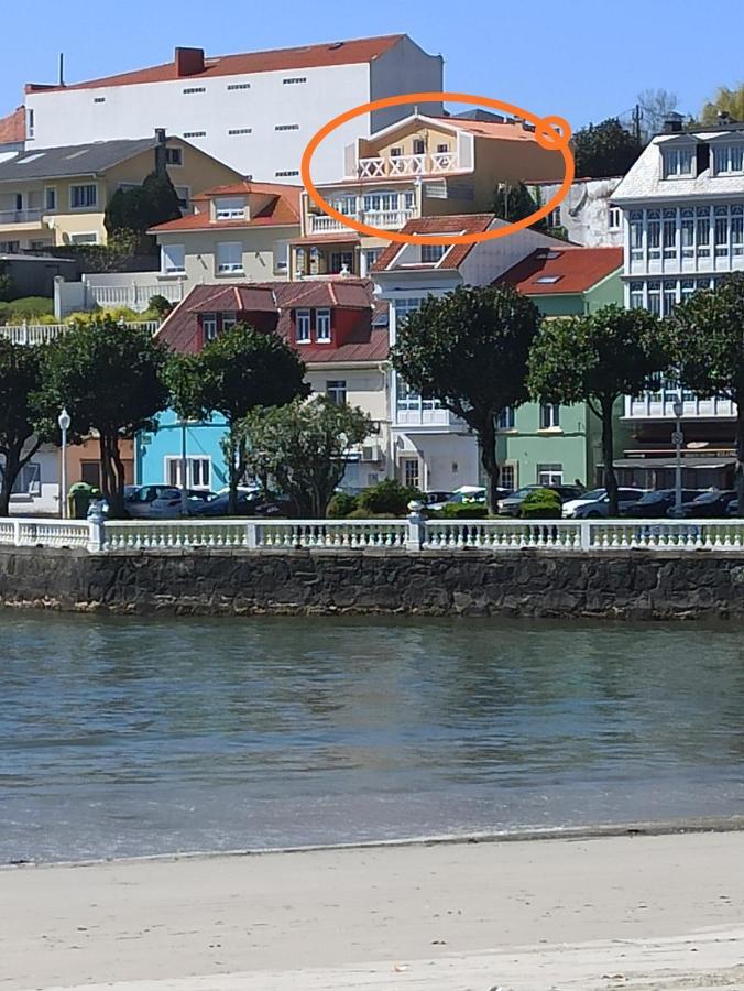 Casa da Costa - Piso con galería y terraza con vistas al mar Cedeira Exterior foto